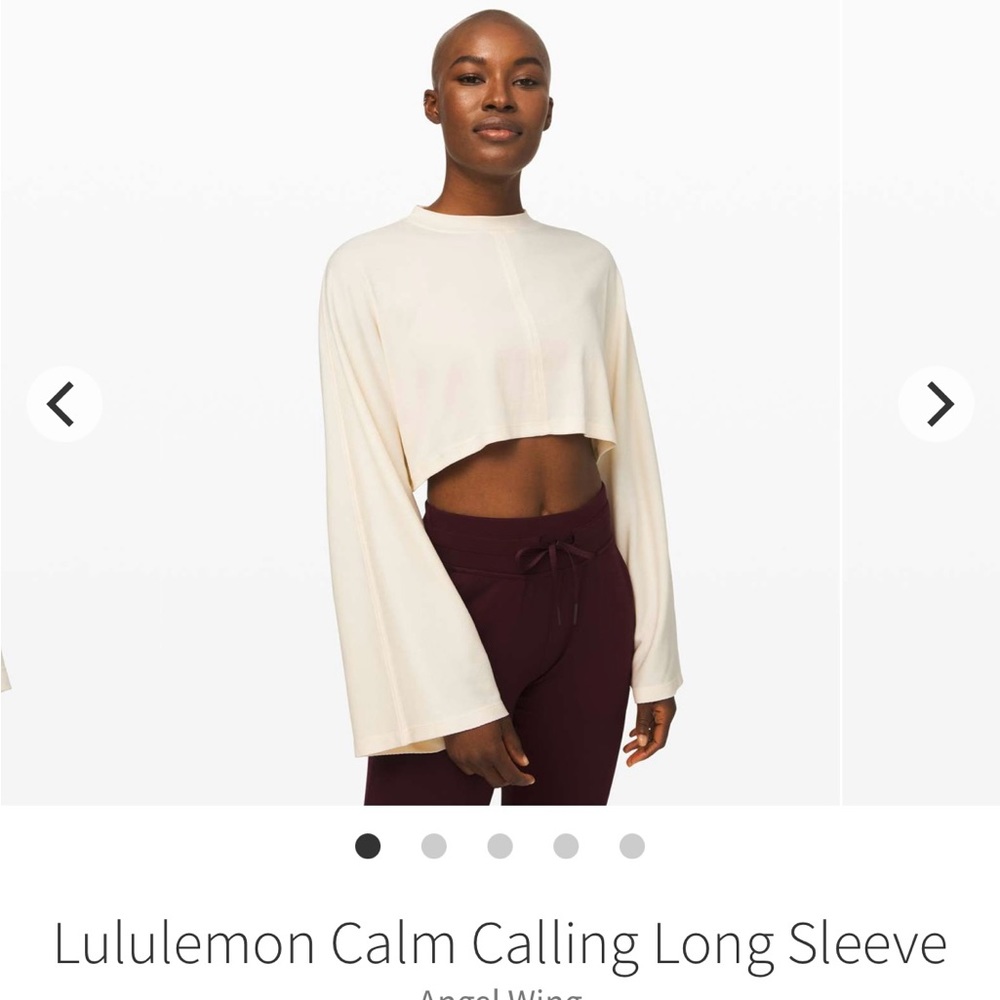 NWT Lululemon Calm Calling Long Sleeve Shirt